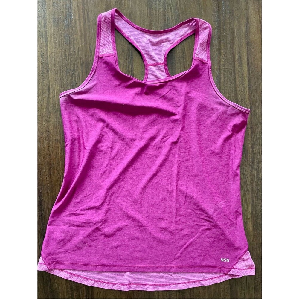 DSG Women’s Bright Fuchsia Racerback Tank Top
